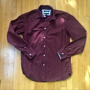 Banana Republic Moon Print Long Sleeve Button-Up